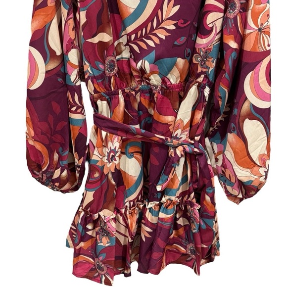 NEW Baltic Born Tally Mini Dress Color Tropical Paradise Floral Lined Size 3X - Picture 4 of 12